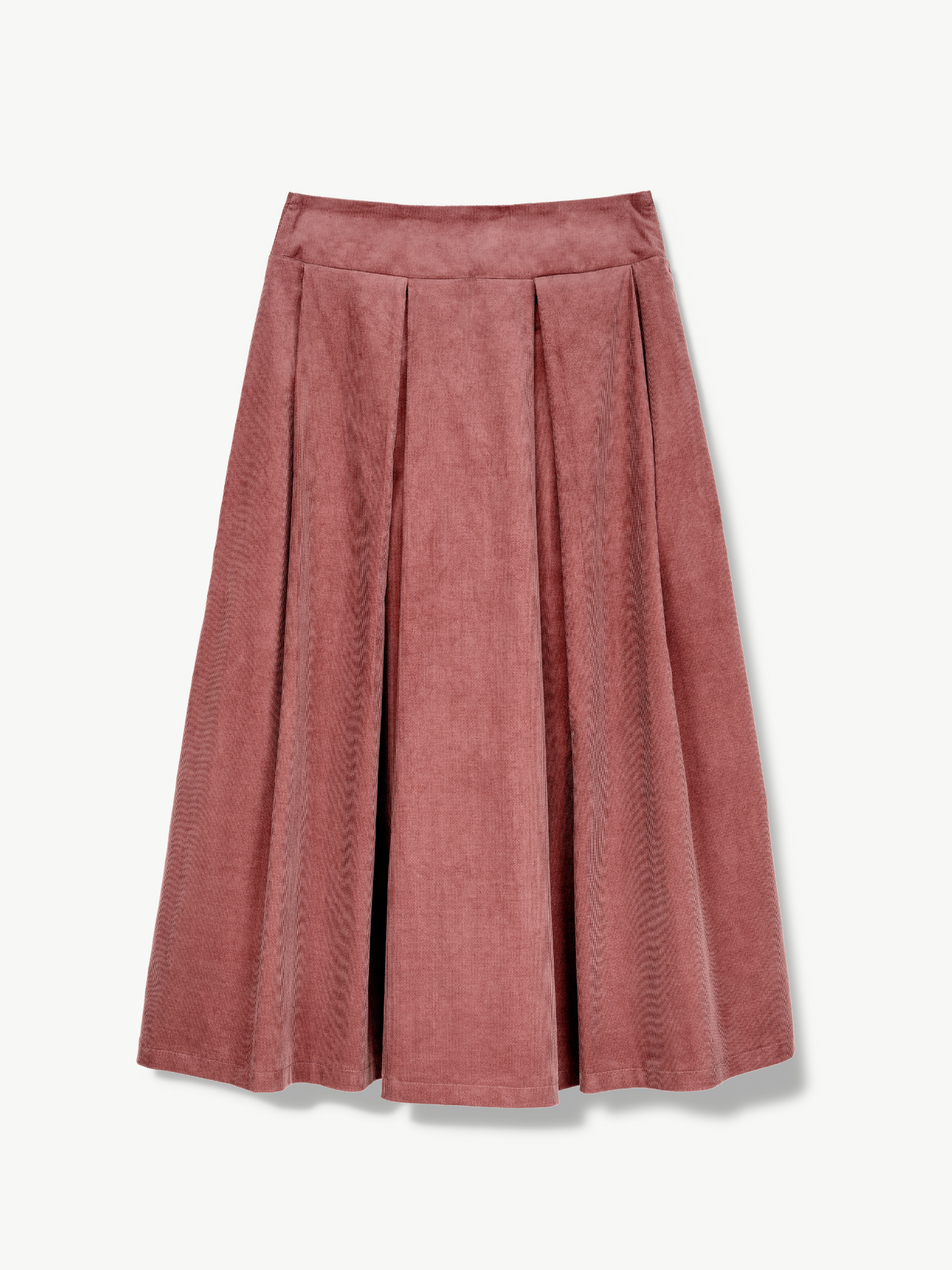 Pink skirt on a light gray background