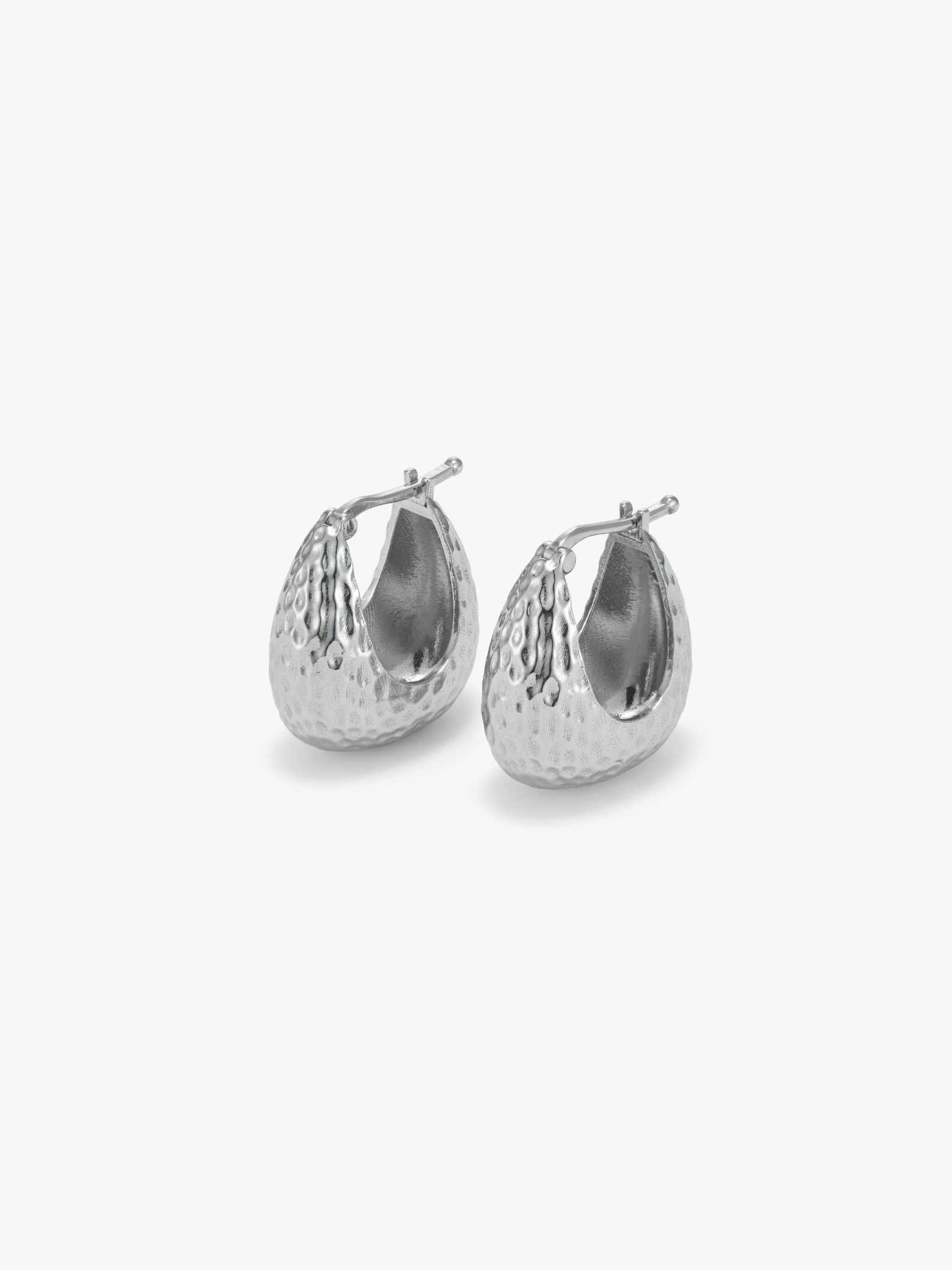 Sterling Silver Mini Hoop Earrings – Jude | No More Nobody