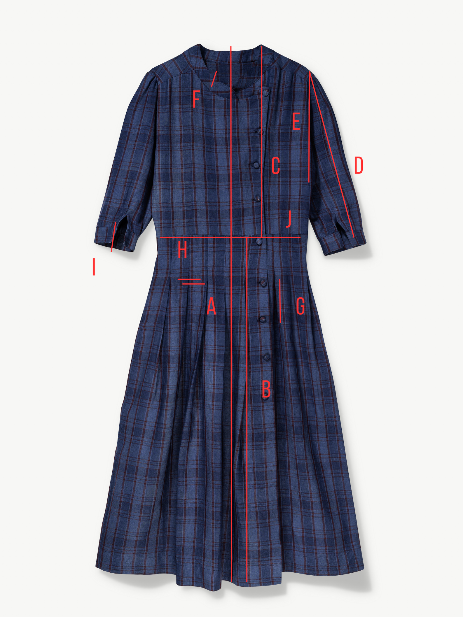 Button-Down Midi Dress Organic cotton - Talitha | No More Nobody