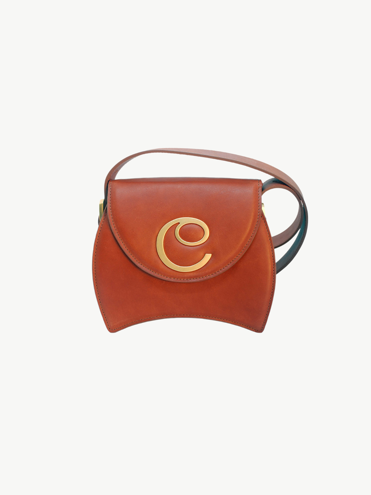 ELEKTRA SMALL CROSSBODY <br> Leather - Tan