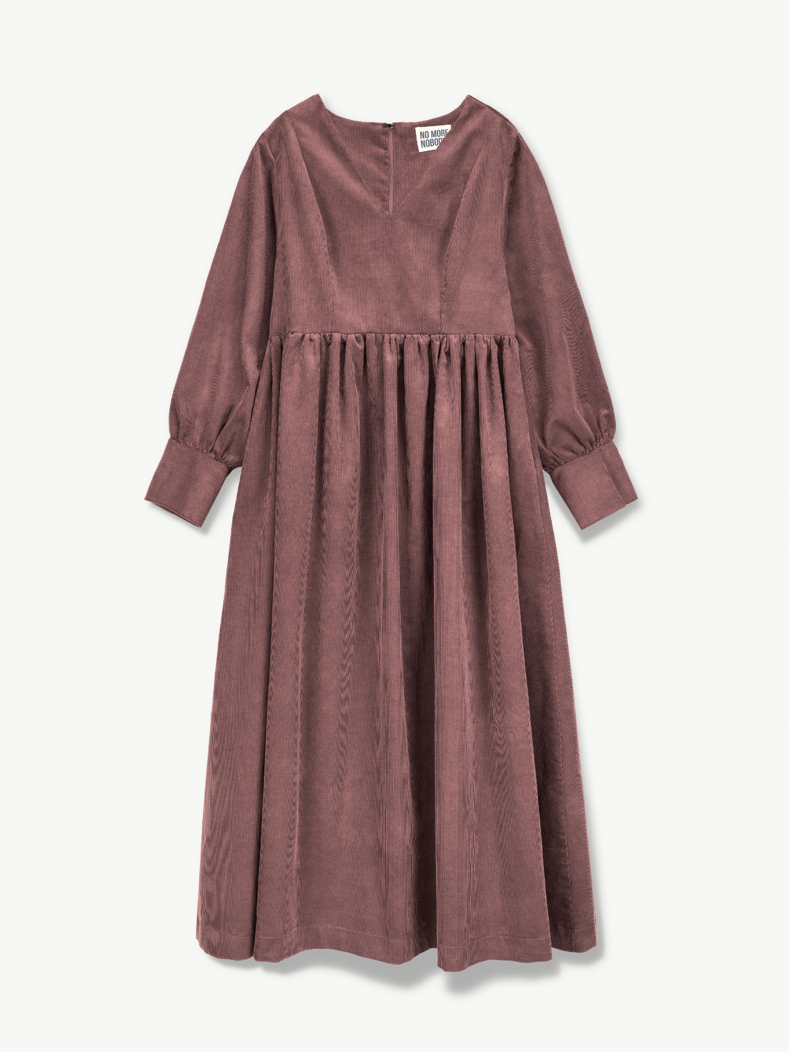 MICHELLE MAXI DRESS <br> Corduroy Taupe Pink