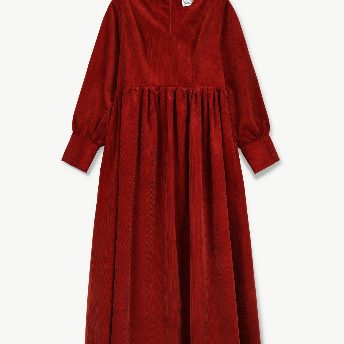 Michelle Maxi V-Neck Corduroy Dress