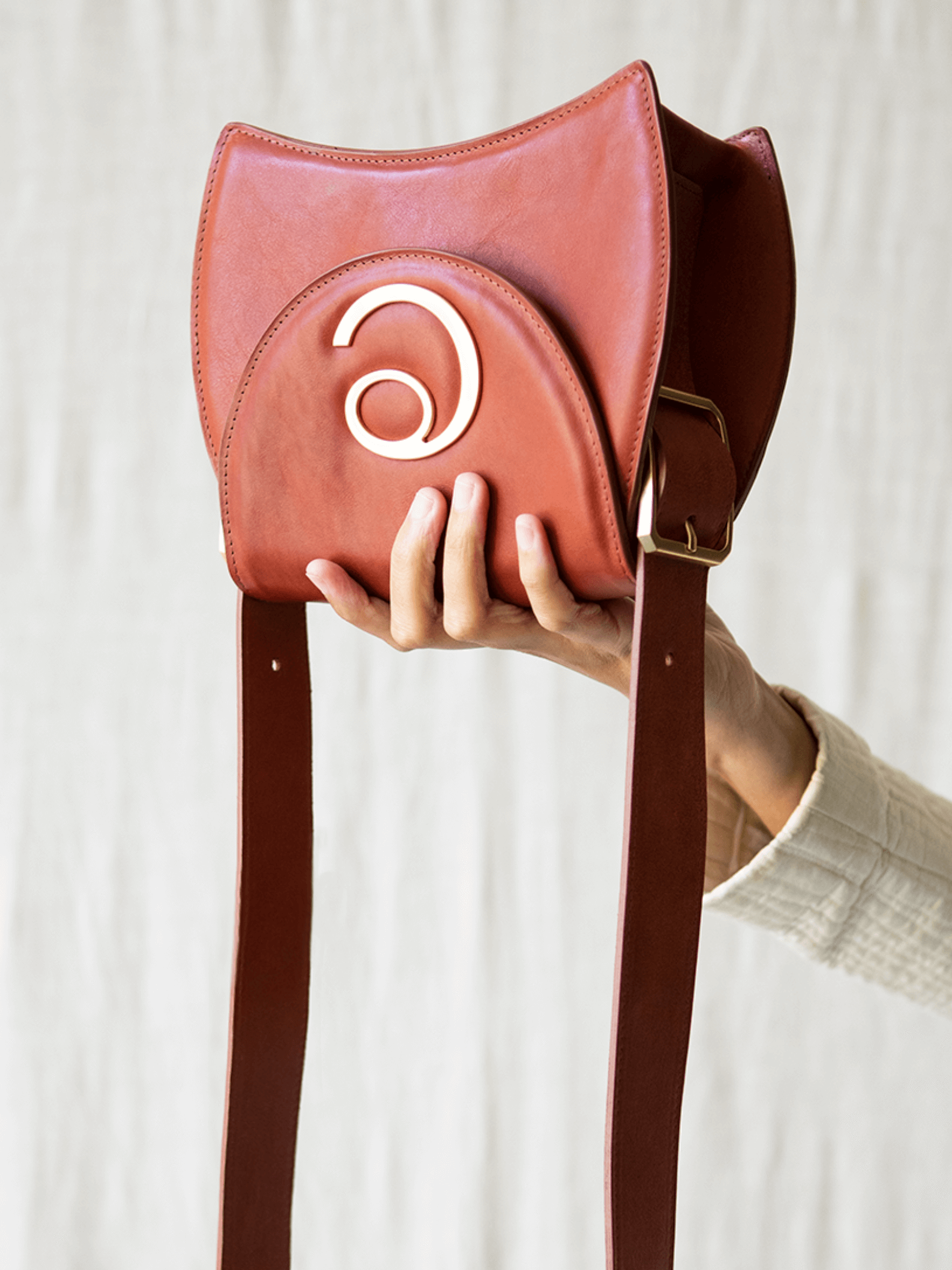 ELEKTRA SMALL CROSSBODY <br> Leather - Tan