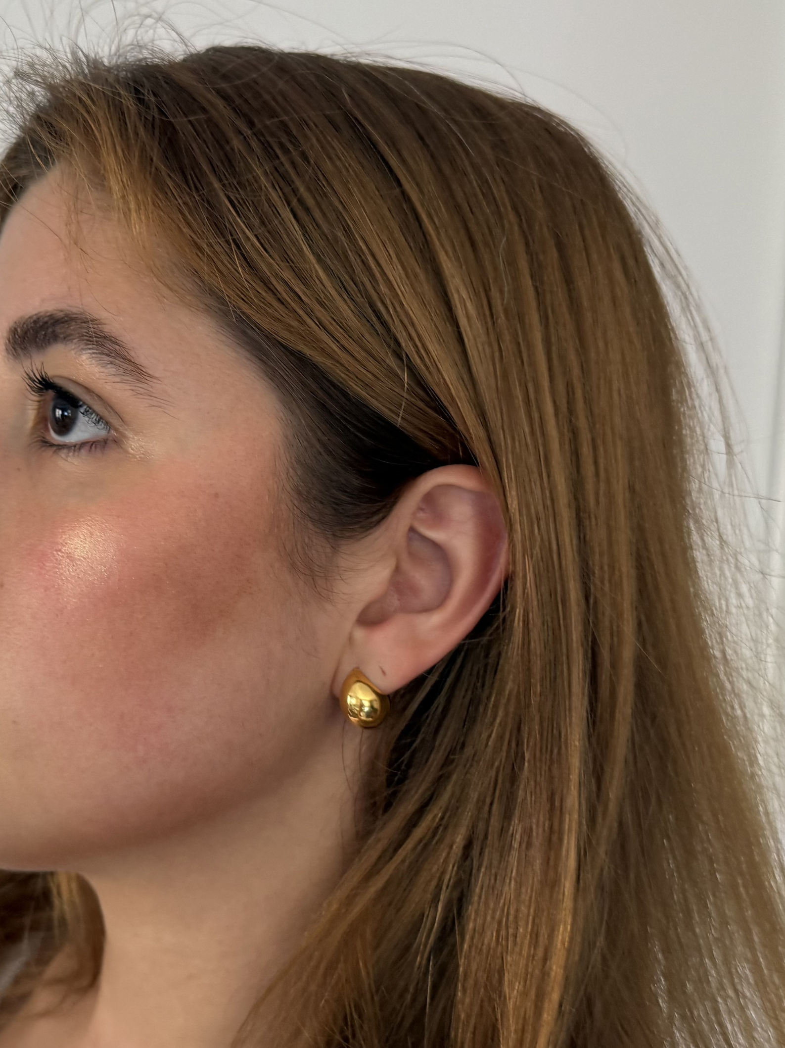 Gold Vermeil Mini Hoop Earrings – Zadie | No More Nobody