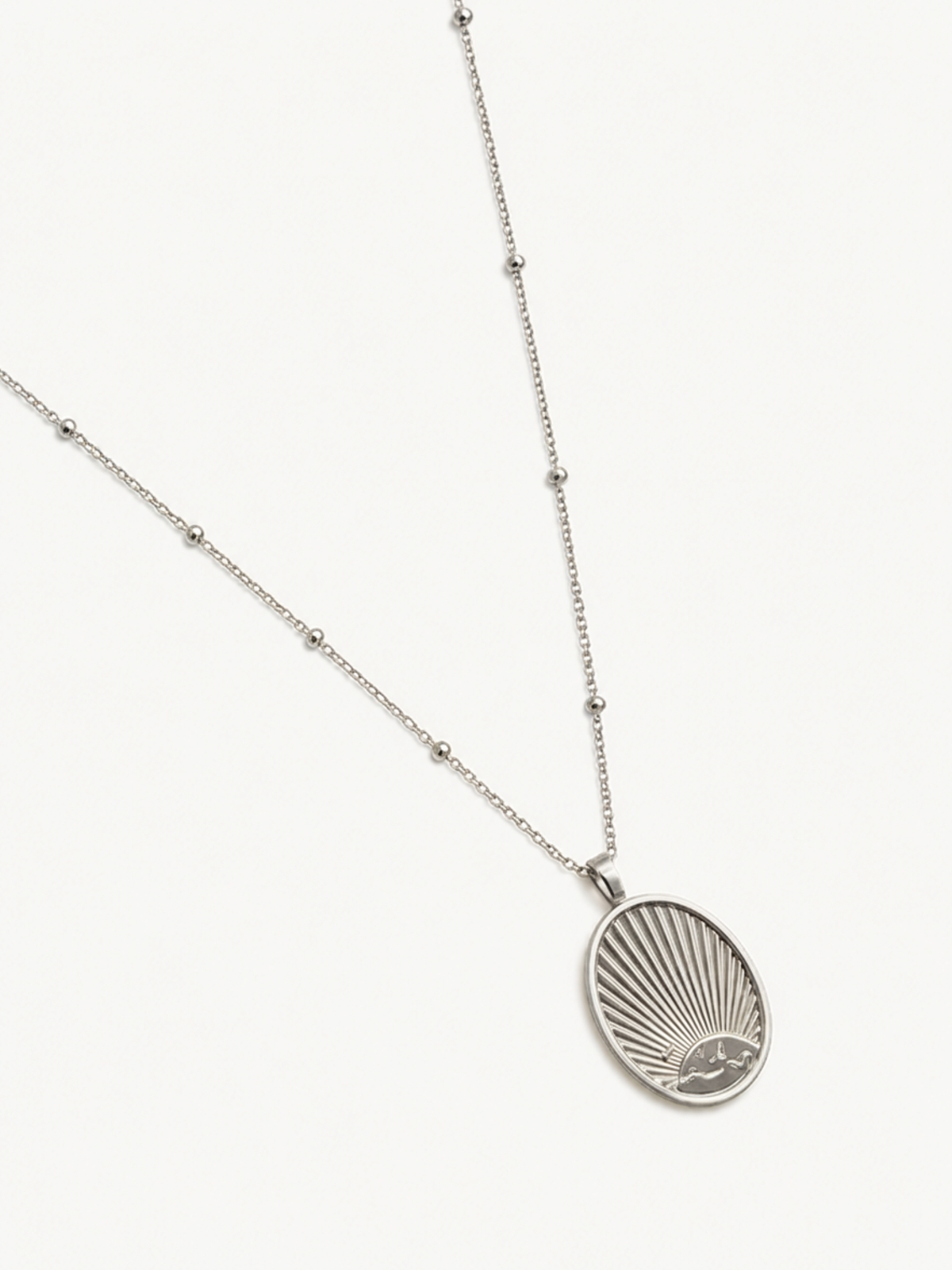 Sterling Medallion Necklace – Birds