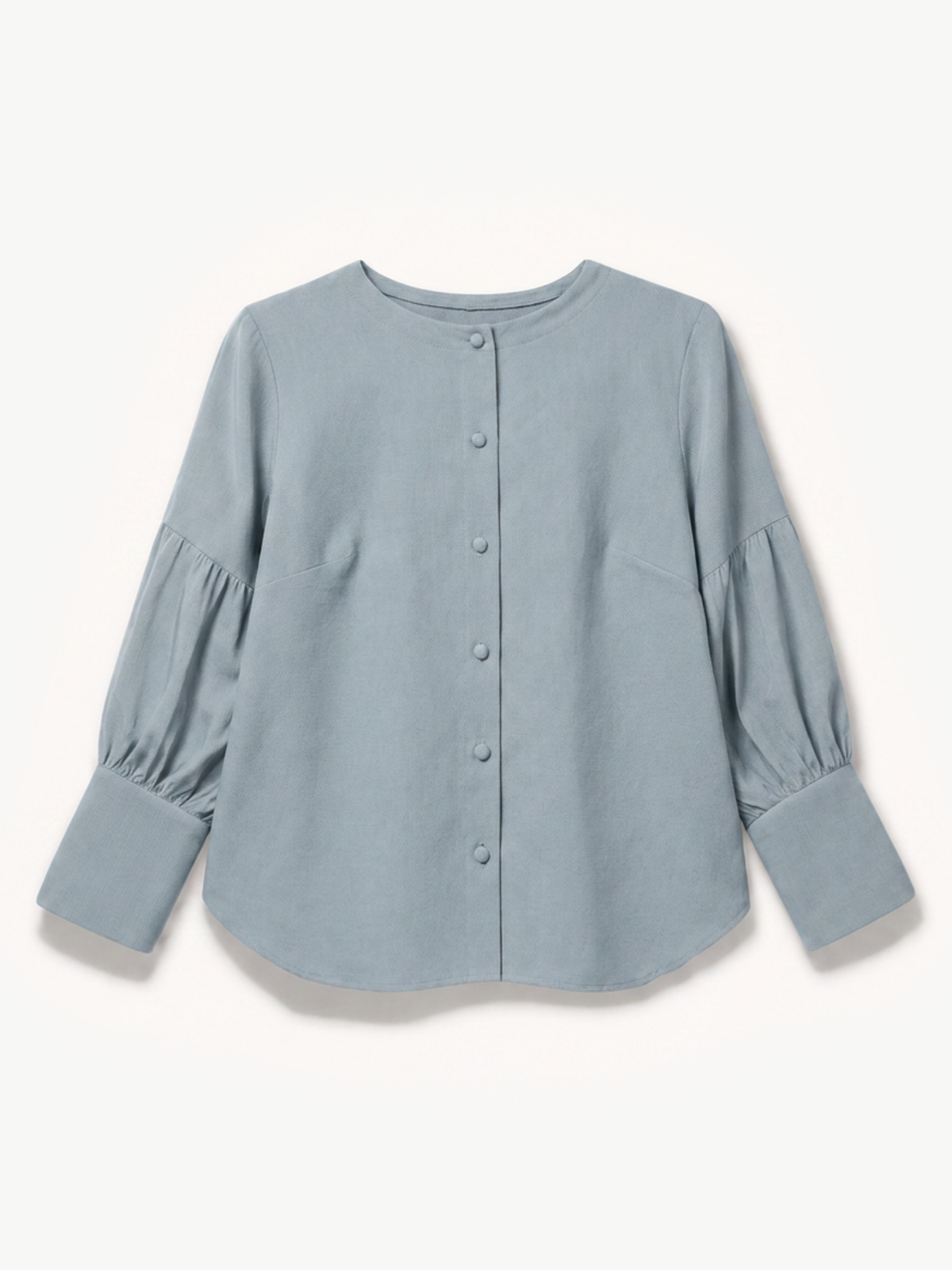 Collarless Blouse Cotton Habiba