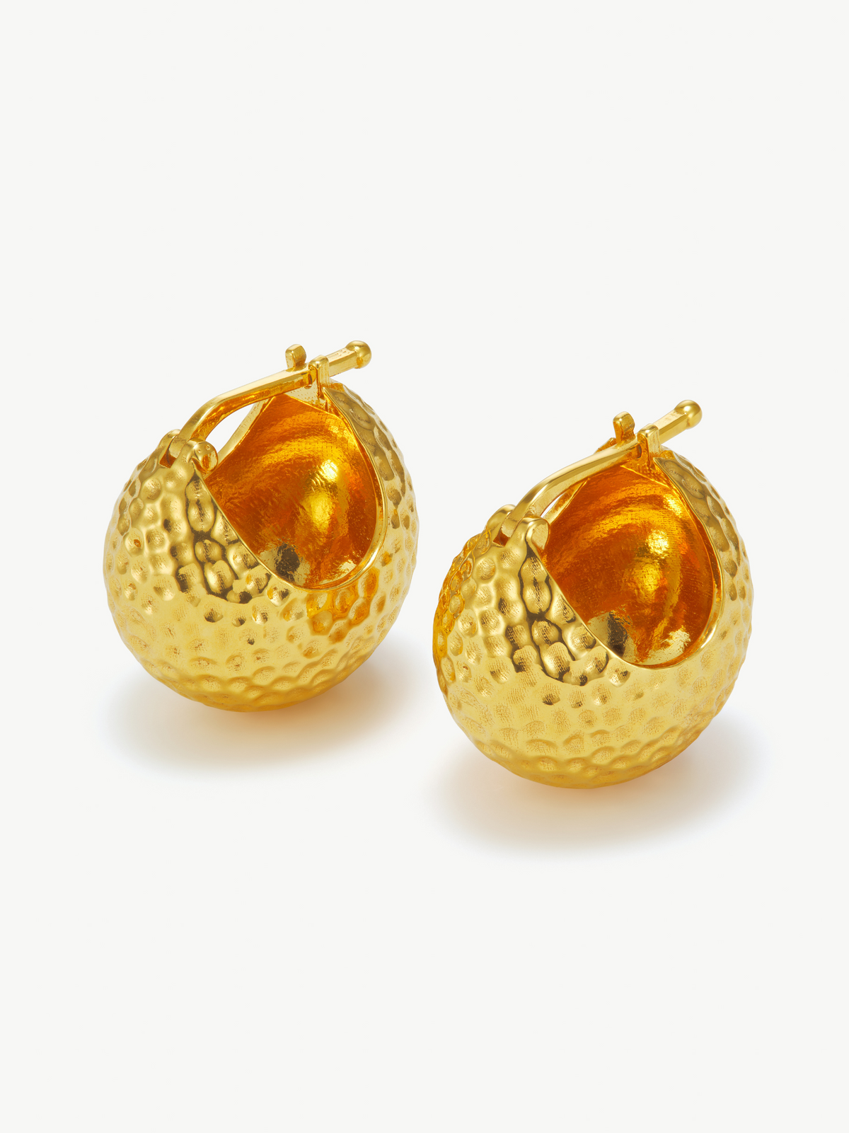 Vermeil Hoop Earrings – Zadie