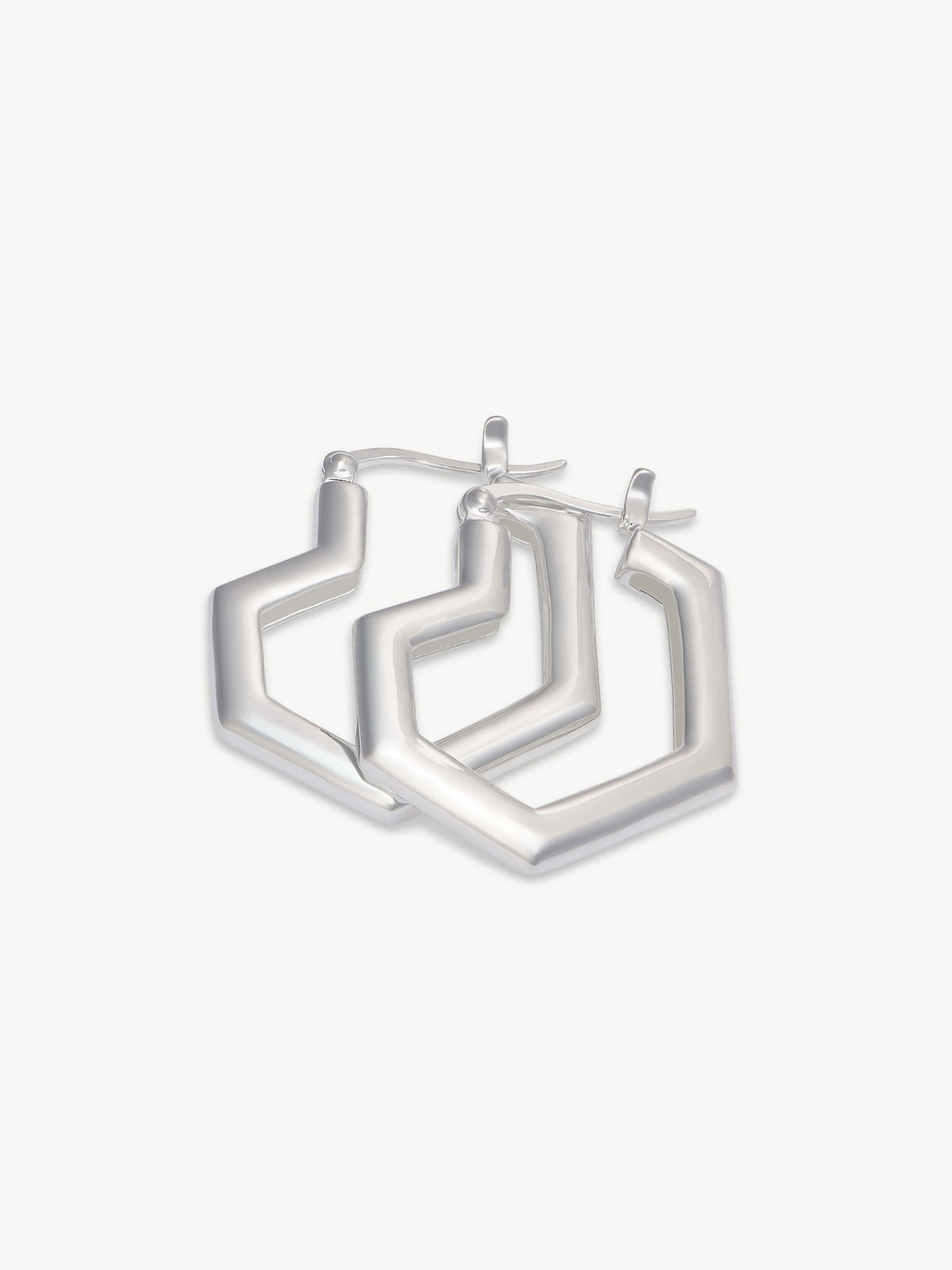 Sterling small hoop earrings – Daryl