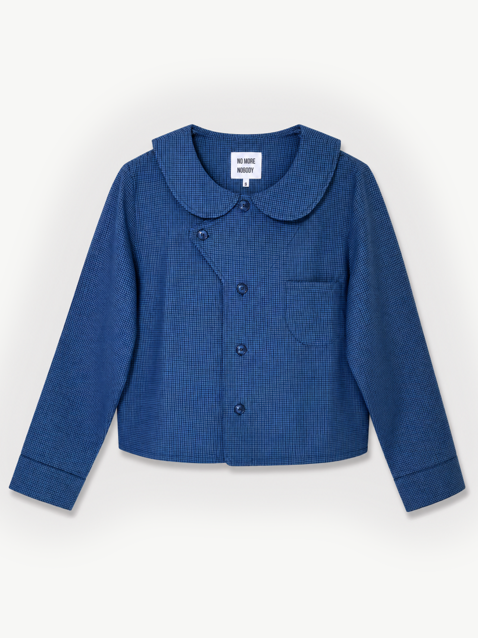 Lightweight Shacket Jacket Cotton Blue Check – Sonje | No More Nobody