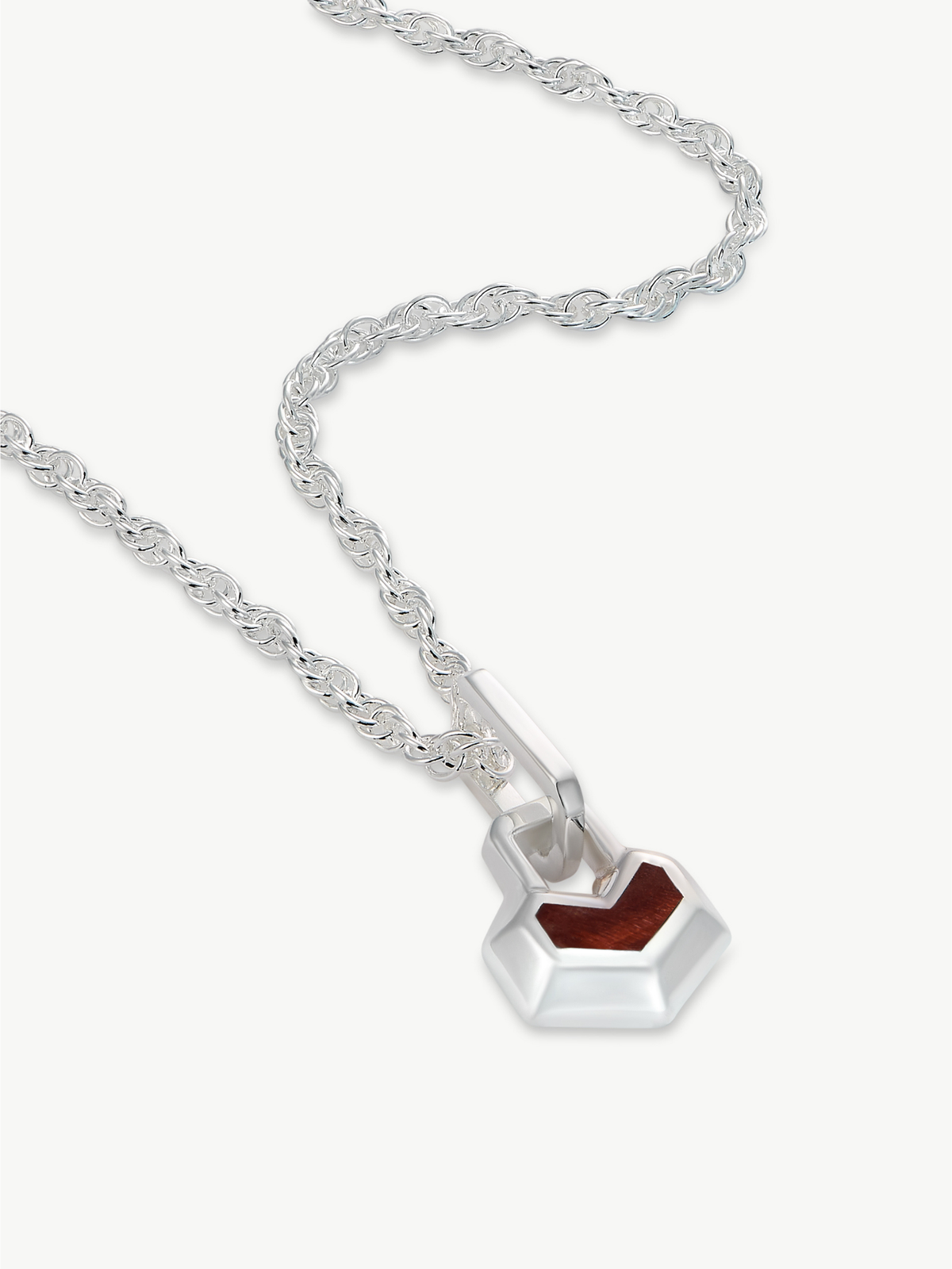 Sterling Tiger Eye Mini Necklace 22" Daryl