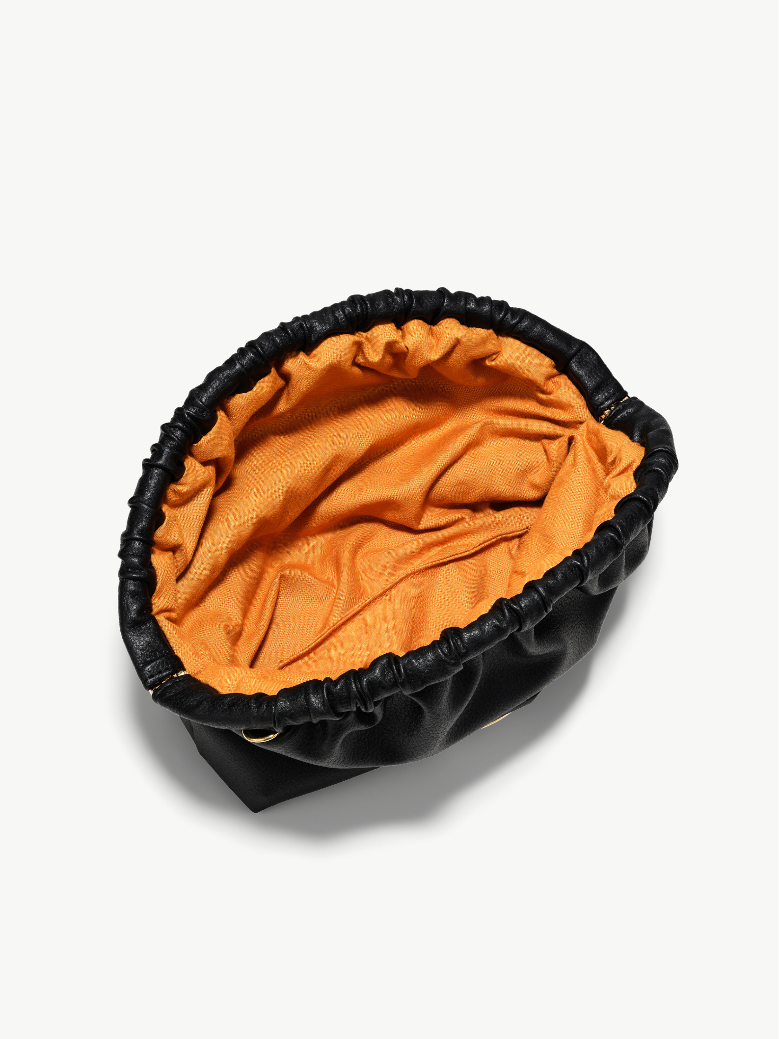 NORMA LARGE CLUTCH <br> Grape Leather - Black