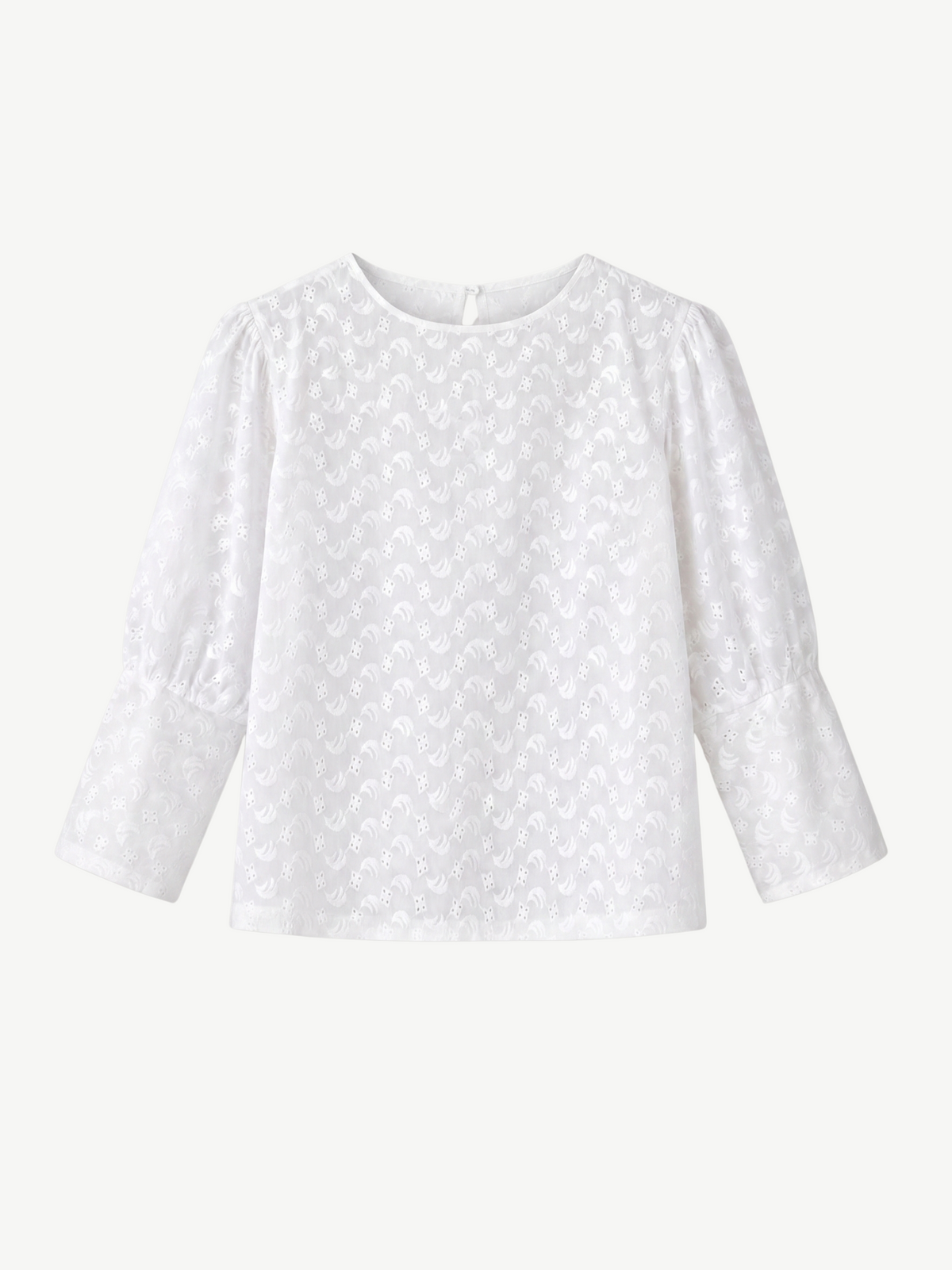 Broderie anglaise Cotton Blouse Iwona