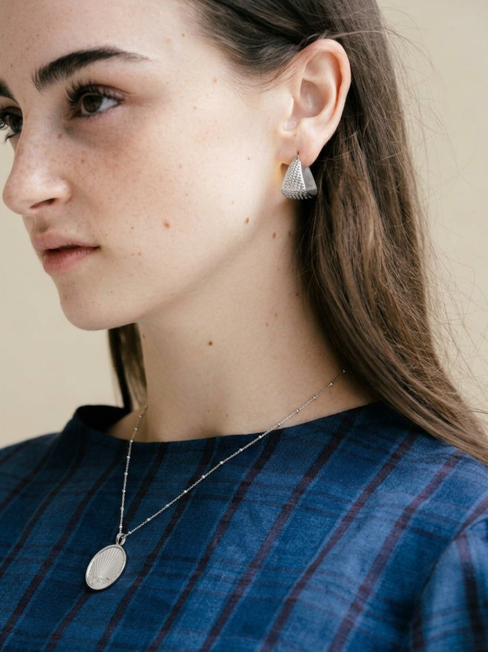 Sterling Silver hoop earrings – Angela | No More Nobody